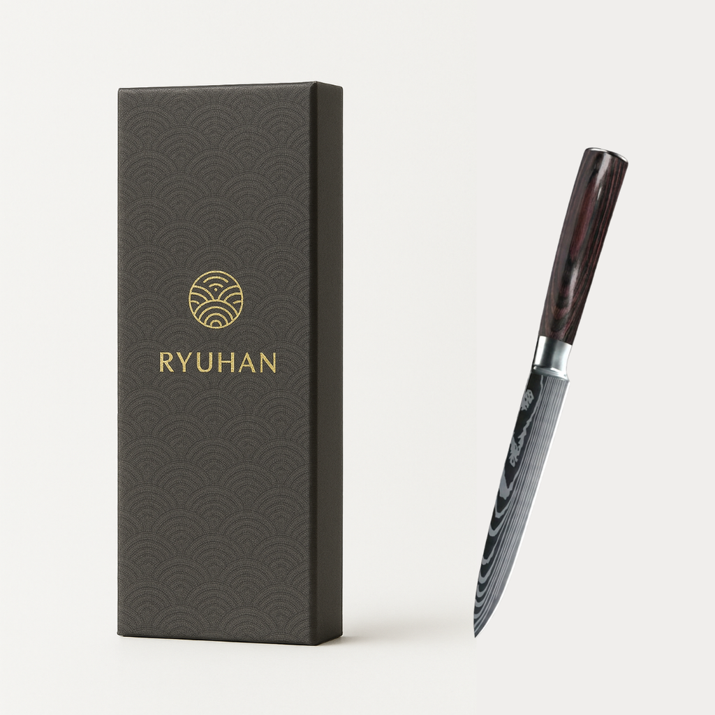 Couteau utilitaire - Effet Bois Sombre